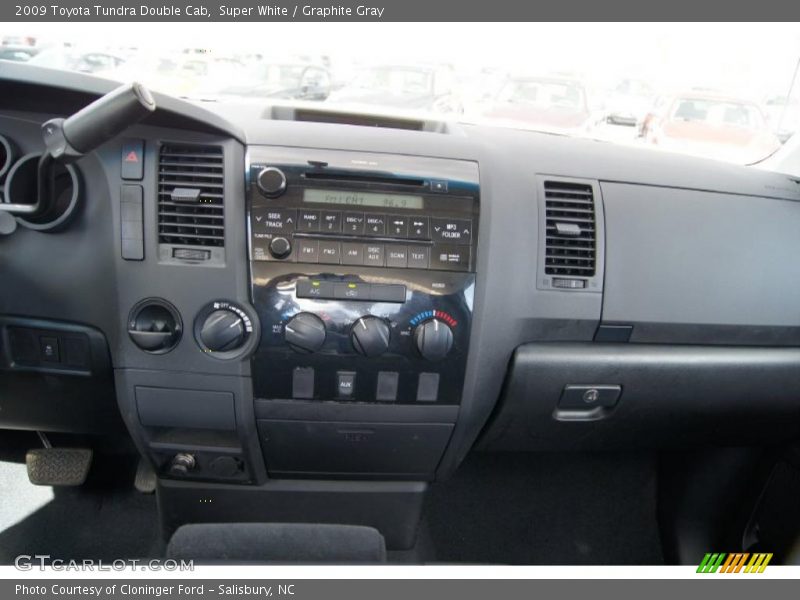 Super White / Graphite Gray 2009 Toyota Tundra Double Cab