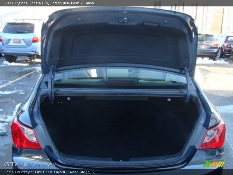 Indigo Blue Pearl / Camel 2011 Hyundai Sonata GLS