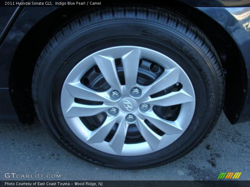 Indigo Blue Pearl / Camel 2011 Hyundai Sonata GLS