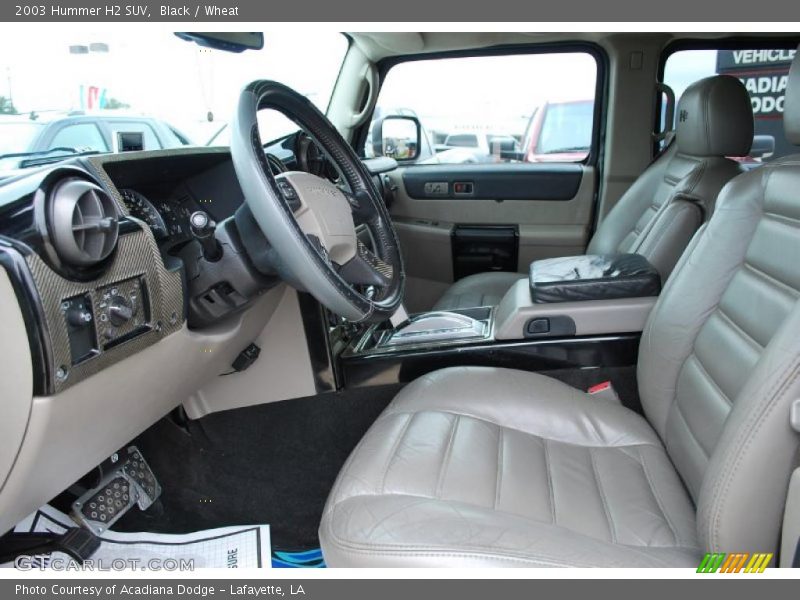 Black / Wheat 2003 Hummer H2 SUV