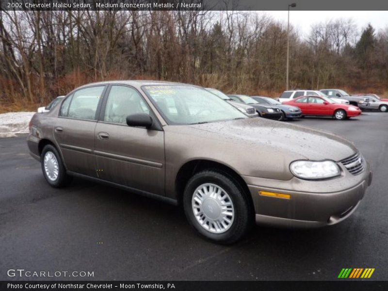 Medium Bronzemist Metallic / Neutral 2002 Chevrolet Malibu Sedan