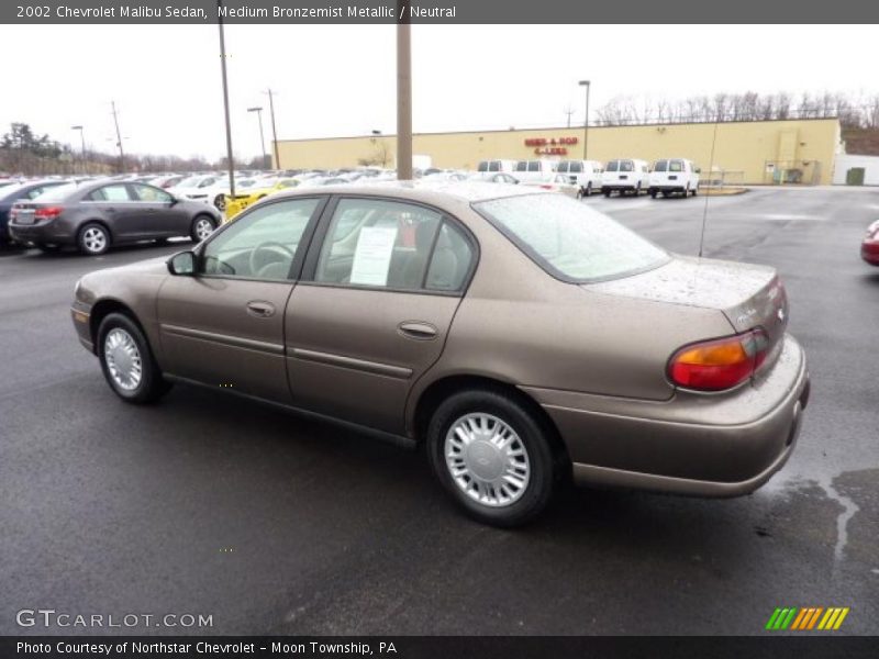 Medium Bronzemist Metallic / Neutral 2002 Chevrolet Malibu Sedan