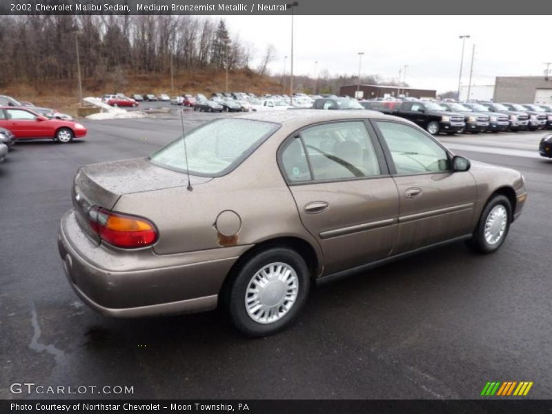 Medium Bronzemist Metallic / Neutral 2002 Chevrolet Malibu Sedan
