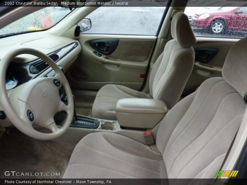 Medium Bronzemist Metallic / Neutral 2002 Chevrolet Malibu Sedan