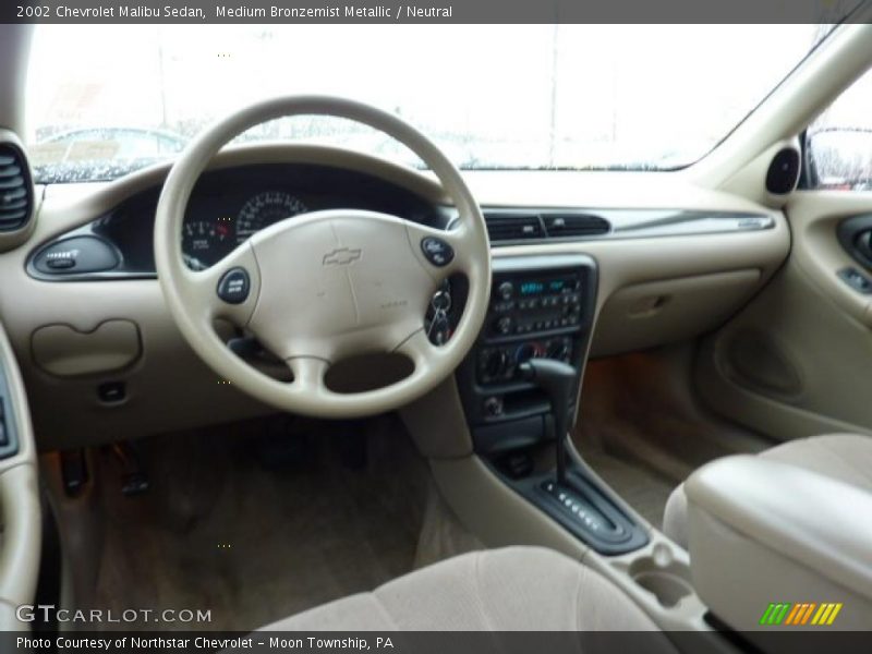 Medium Bronzemist Metallic / Neutral 2002 Chevrolet Malibu Sedan