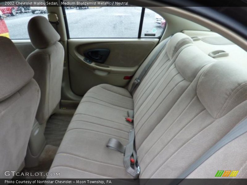 Medium Bronzemist Metallic / Neutral 2002 Chevrolet Malibu Sedan