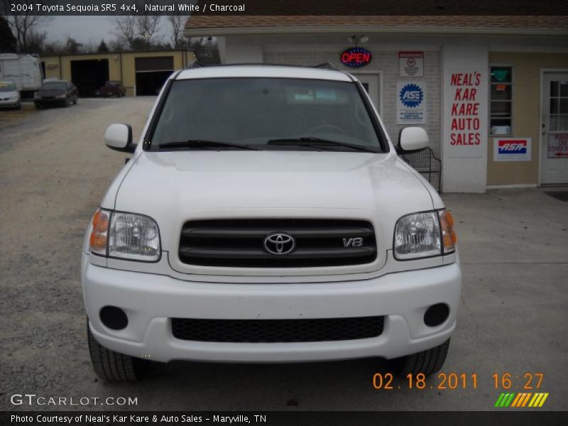 Natural White / Charcoal 2004 Toyota Sequoia SR5 4x4