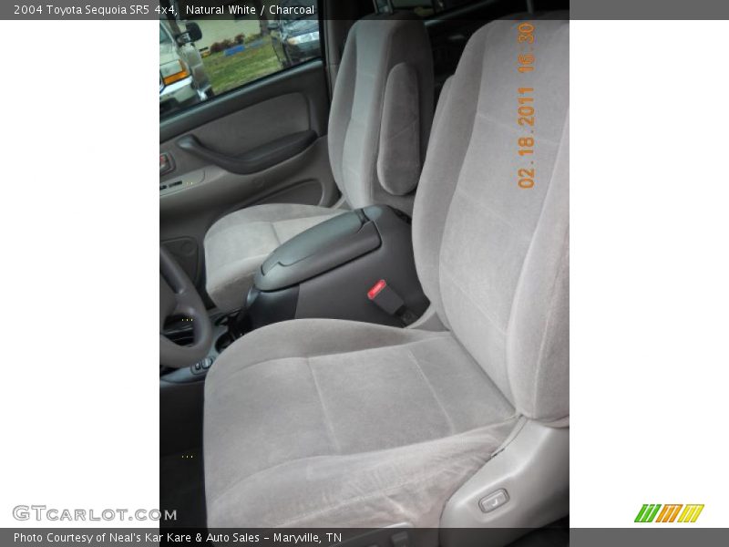 Natural White / Charcoal 2004 Toyota Sequoia SR5 4x4