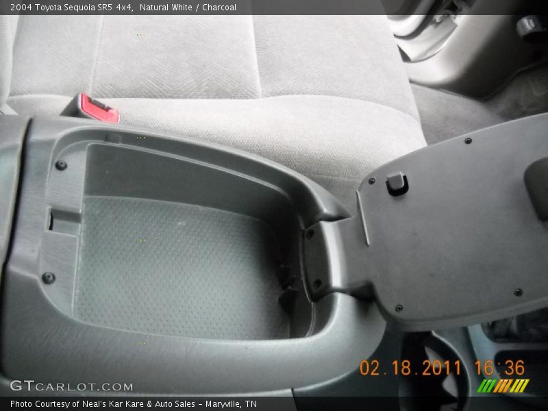 Natural White / Charcoal 2004 Toyota Sequoia SR5 4x4