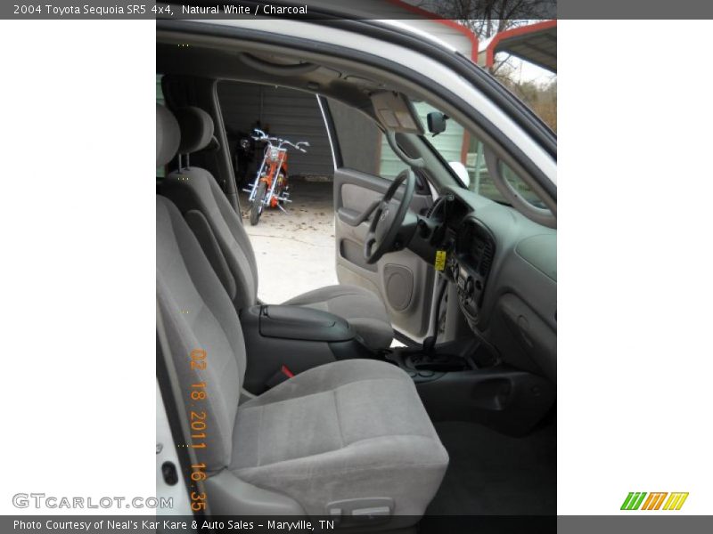 Natural White / Charcoal 2004 Toyota Sequoia SR5 4x4
