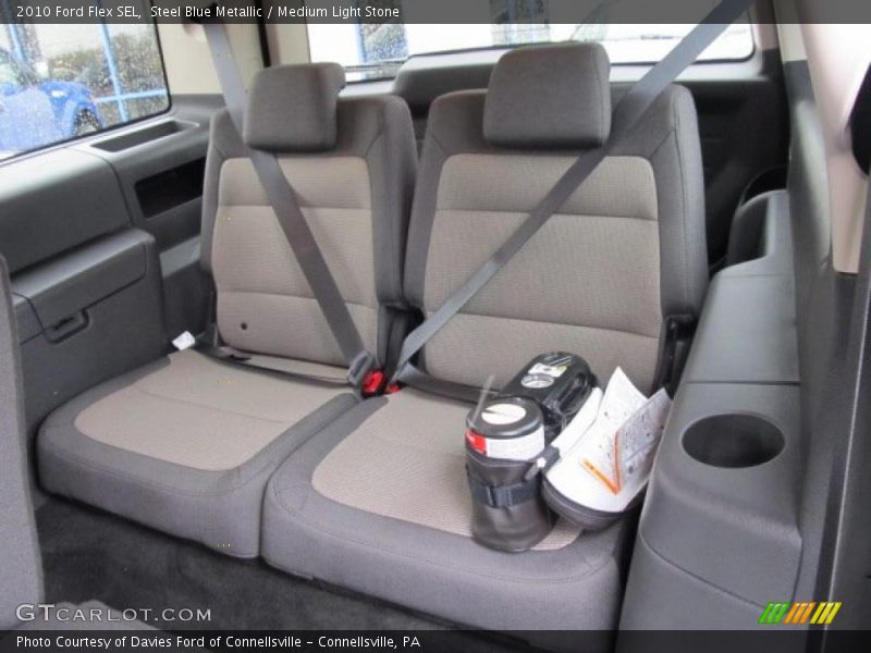 Steel Blue Metallic / Medium Light Stone 2010 Ford Flex SEL
