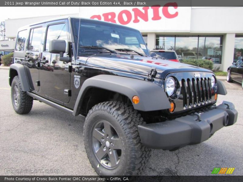 Black / Black 2011 Jeep Wrangler Unlimited Call of Duty: Black Ops Edition 4x4