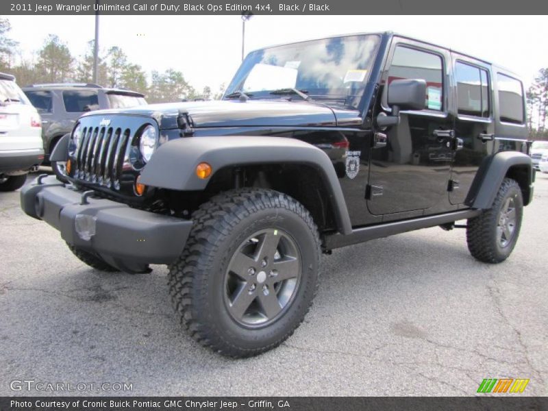 Black / Black 2011 Jeep Wrangler Unlimited Call of Duty: Black Ops Edition 4x4