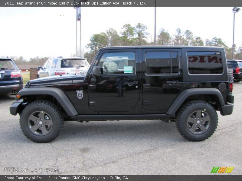  2011 Wrangler Unlimited Call of Duty: Black Ops Edition 4x4 Black