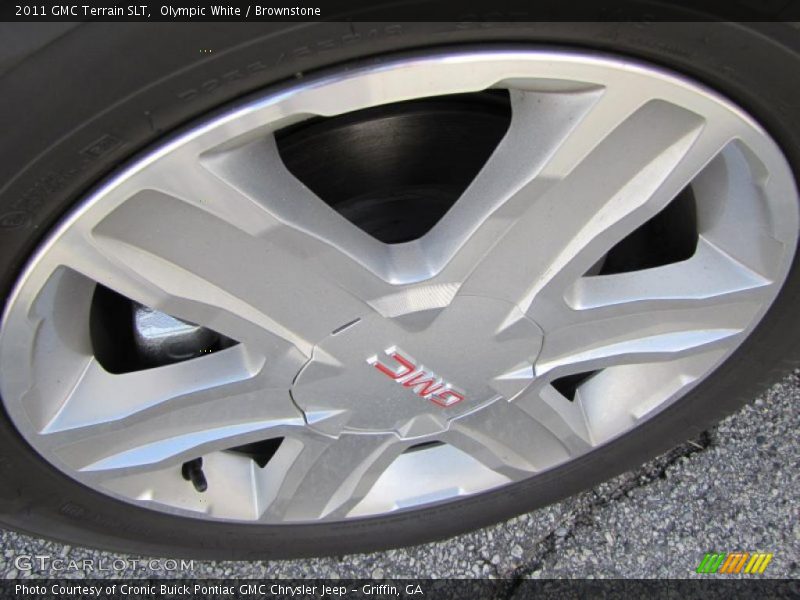 Olympic White / Brownstone 2011 GMC Terrain SLT