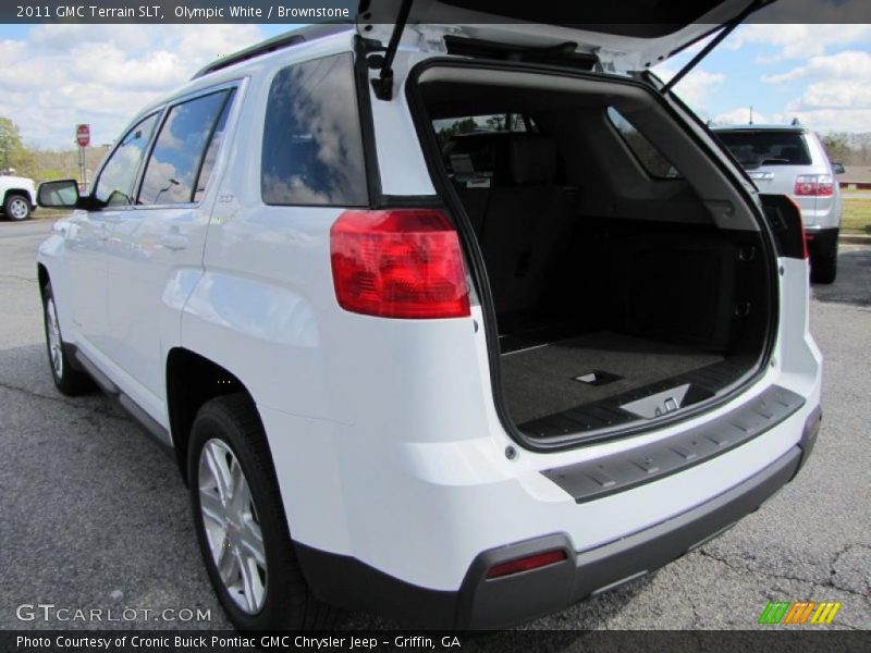 Olympic White / Brownstone 2011 GMC Terrain SLT