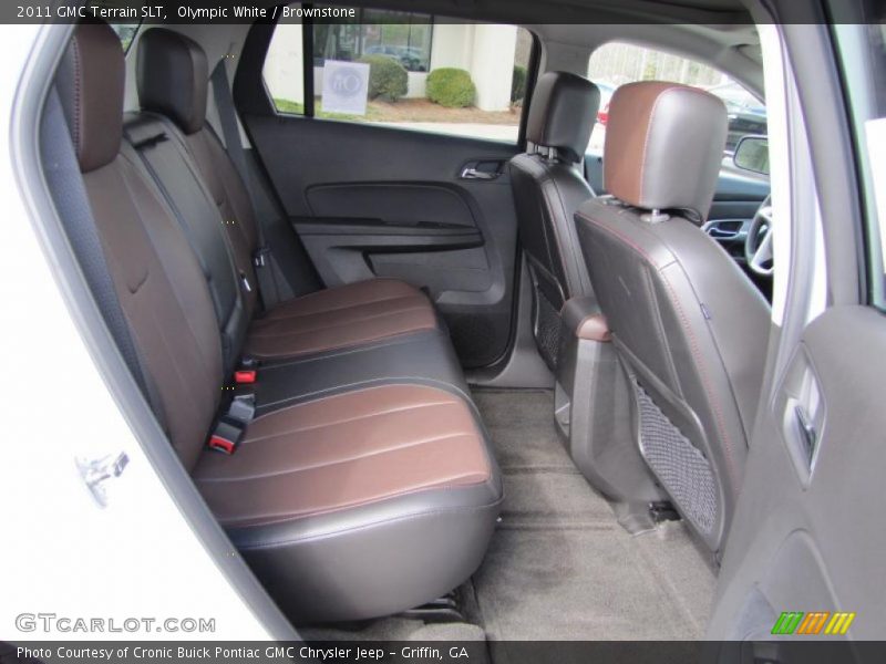 Olympic White / Brownstone 2011 GMC Terrain SLT