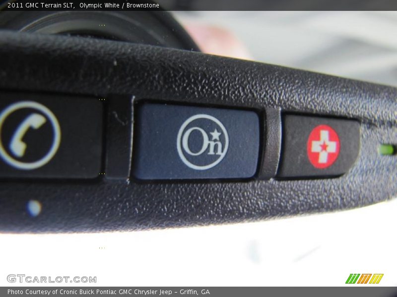 Olympic White / Brownstone 2011 GMC Terrain SLT