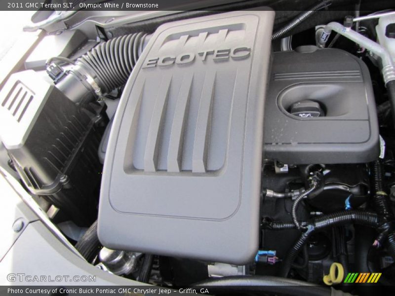 Olympic White / Brownstone 2011 GMC Terrain SLT
