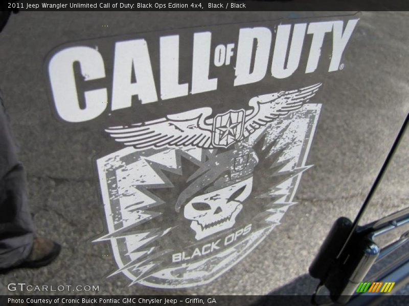  2011 Wrangler Unlimited Call of Duty: Black Ops Edition 4x4 Logo