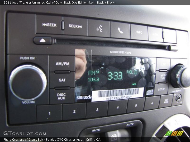 Black / Black 2011 Jeep Wrangler Unlimited Call of Duty: Black Ops Edition 4x4