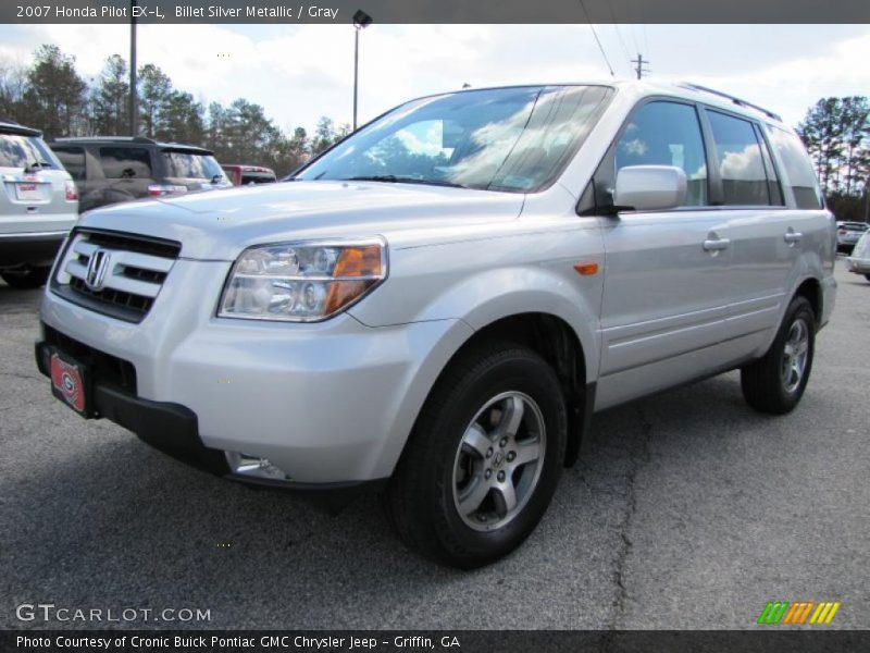 Billet Silver Metallic / Gray 2007 Honda Pilot EX-L
