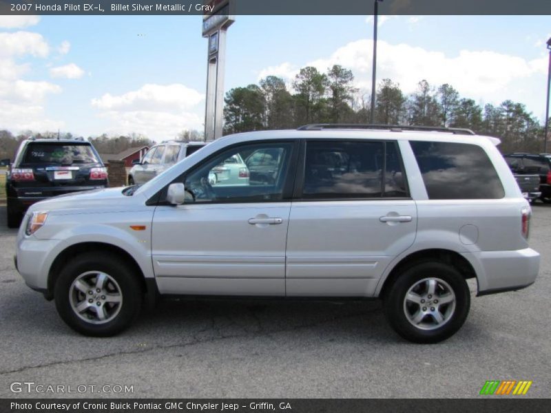 Billet Silver Metallic / Gray 2007 Honda Pilot EX-L