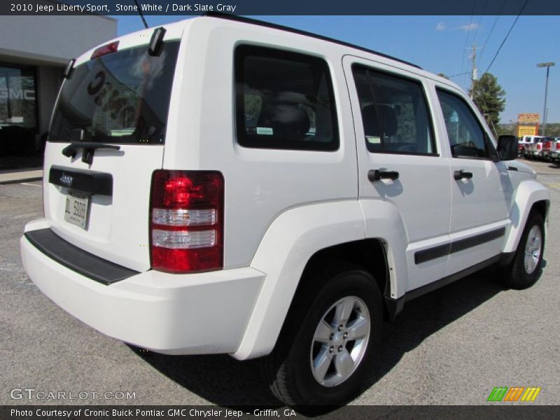 Stone White / Dark Slate Gray 2010 Jeep Liberty Sport