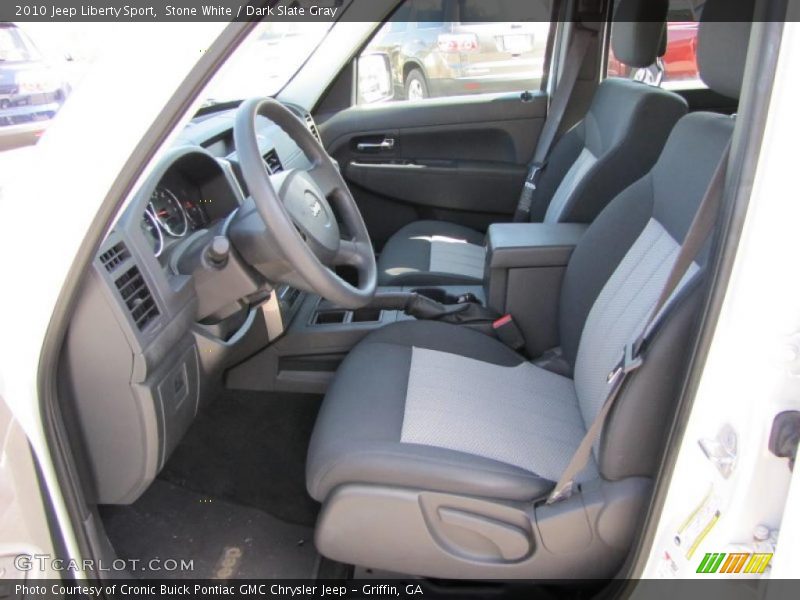 Stone White / Dark Slate Gray 2010 Jeep Liberty Sport