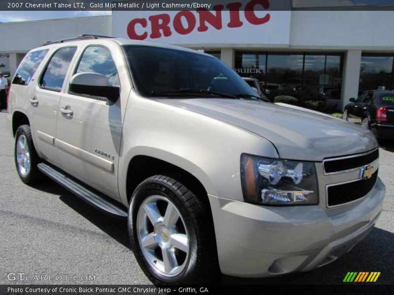 Gold Mist Metallic / Light Cashmere/Ebony 2007 Chevrolet Tahoe LTZ