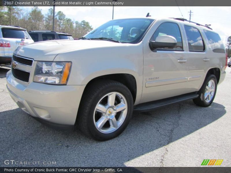 Gold Mist Metallic / Light Cashmere/Ebony 2007 Chevrolet Tahoe LTZ