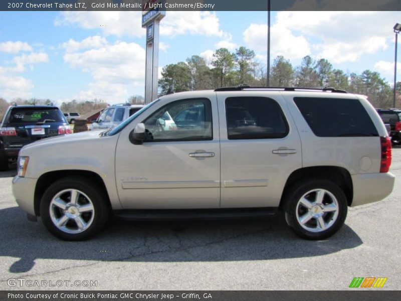 Gold Mist Metallic / Light Cashmere/Ebony 2007 Chevrolet Tahoe LTZ