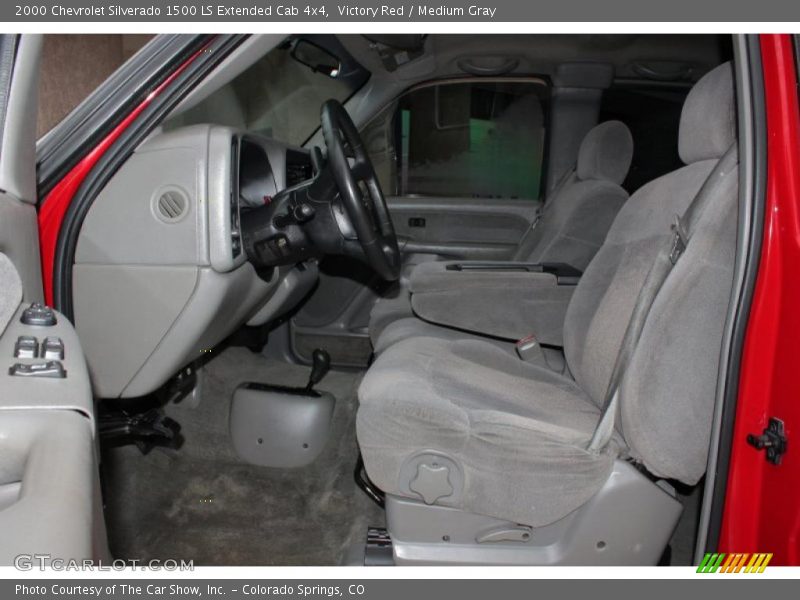  2000 Silverado 1500 LS Extended Cab 4x4 Medium Gray Interior