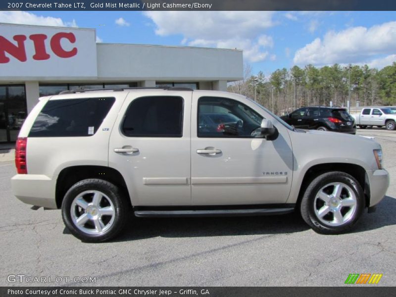 Gold Mist Metallic / Light Cashmere/Ebony 2007 Chevrolet Tahoe LTZ