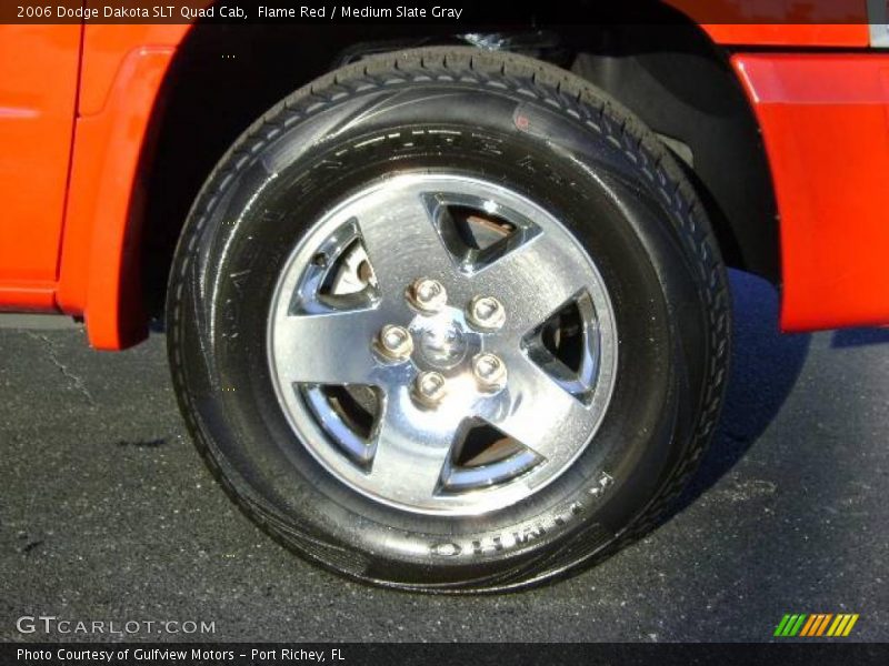Flame Red / Medium Slate Gray 2006 Dodge Dakota SLT Quad Cab