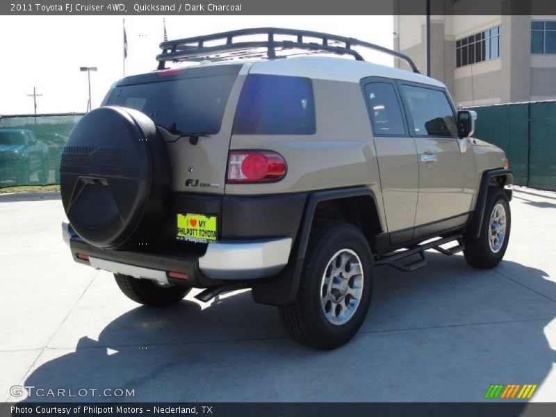 Quicksand / Dark Charcoal 2011 Toyota FJ Cruiser 4WD