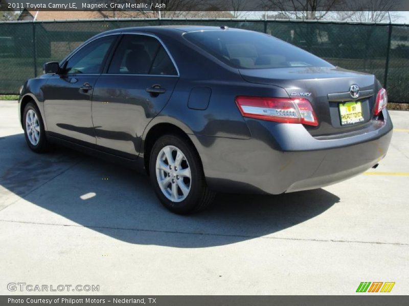 Magnetic Gray Metallic / Ash 2011 Toyota Camry LE