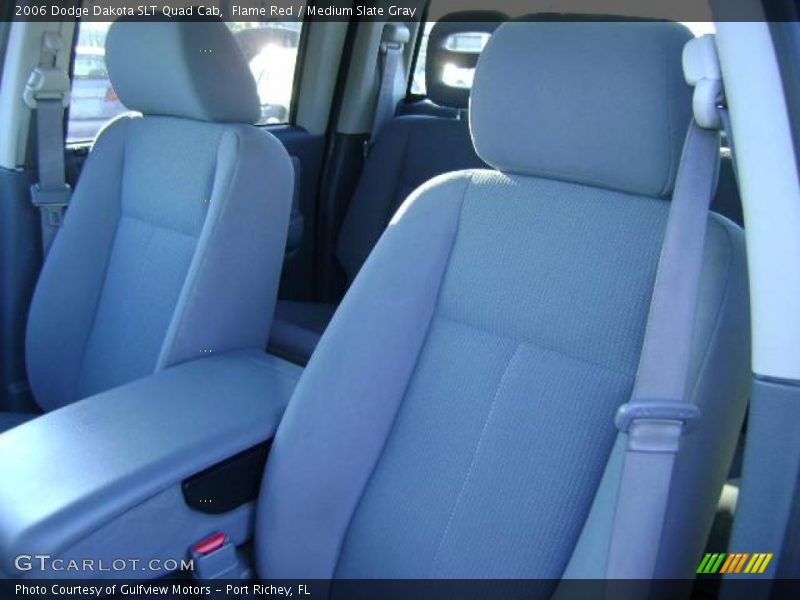 Flame Red / Medium Slate Gray 2006 Dodge Dakota SLT Quad Cab