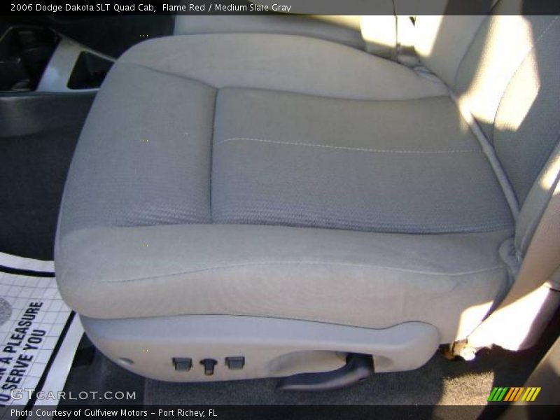 Flame Red / Medium Slate Gray 2006 Dodge Dakota SLT Quad Cab