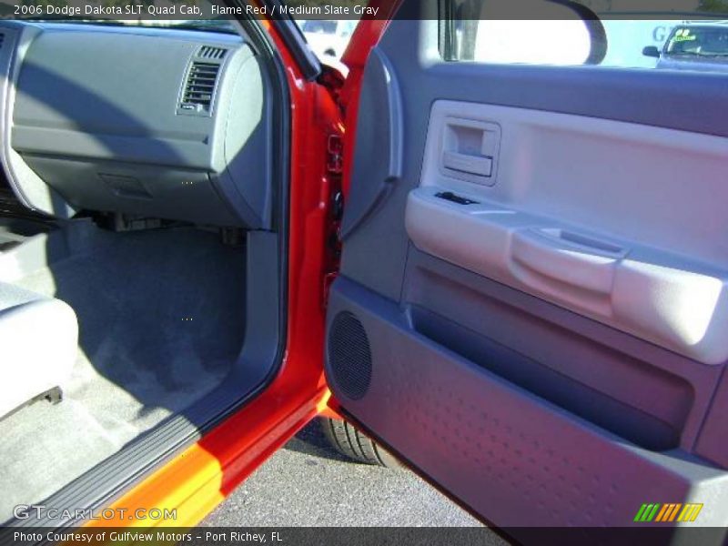Flame Red / Medium Slate Gray 2006 Dodge Dakota SLT Quad Cab