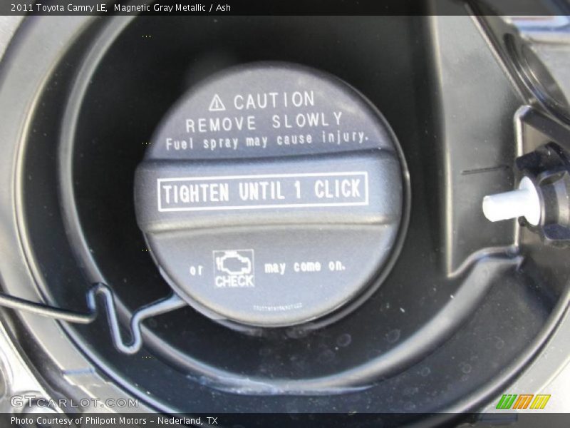 Magnetic Gray Metallic / Ash 2011 Toyota Camry LE