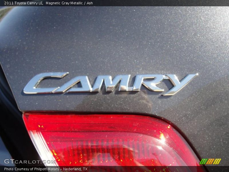 Magnetic Gray Metallic / Ash 2011 Toyota Camry LE