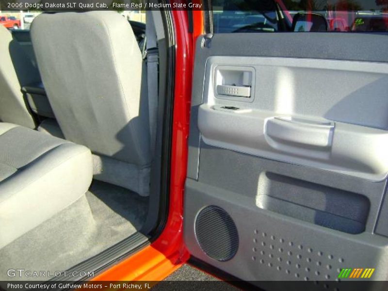 Flame Red / Medium Slate Gray 2006 Dodge Dakota SLT Quad Cab