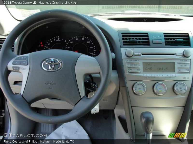 Magnetic Gray Metallic / Ash 2011 Toyota Camry LE