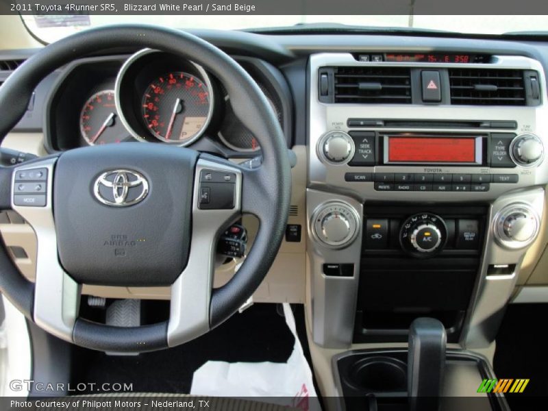 Blizzard White Pearl / Sand Beige 2011 Toyota 4Runner SR5