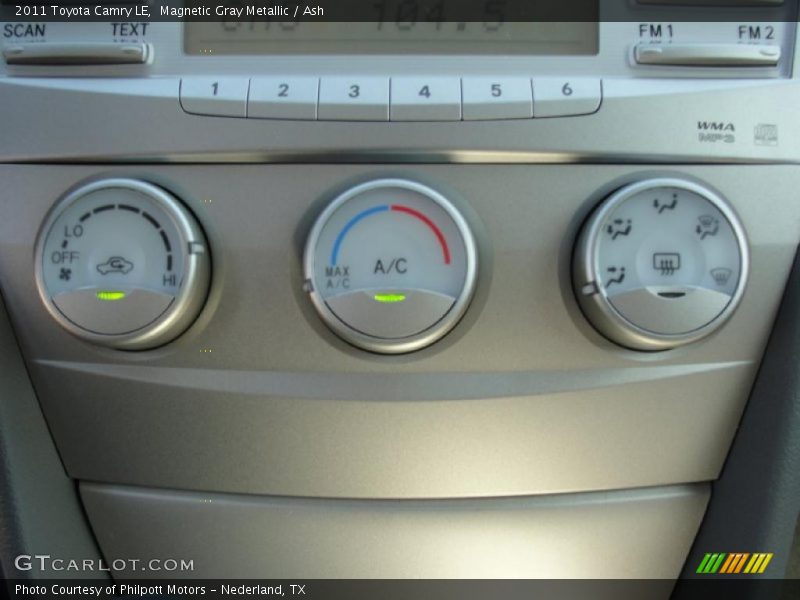 Magnetic Gray Metallic / Ash 2011 Toyota Camry LE