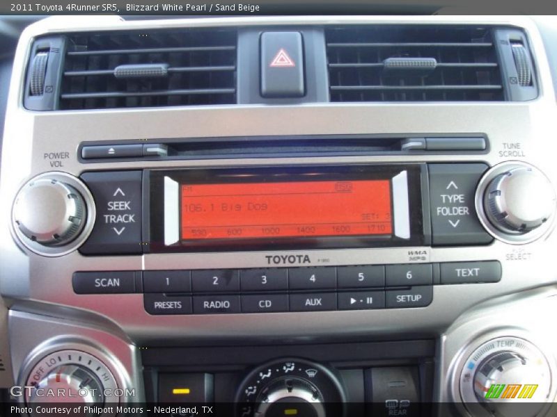 Blizzard White Pearl / Sand Beige 2011 Toyota 4Runner SR5