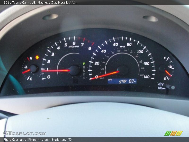 Magnetic Gray Metallic / Ash 2011 Toyota Camry LE