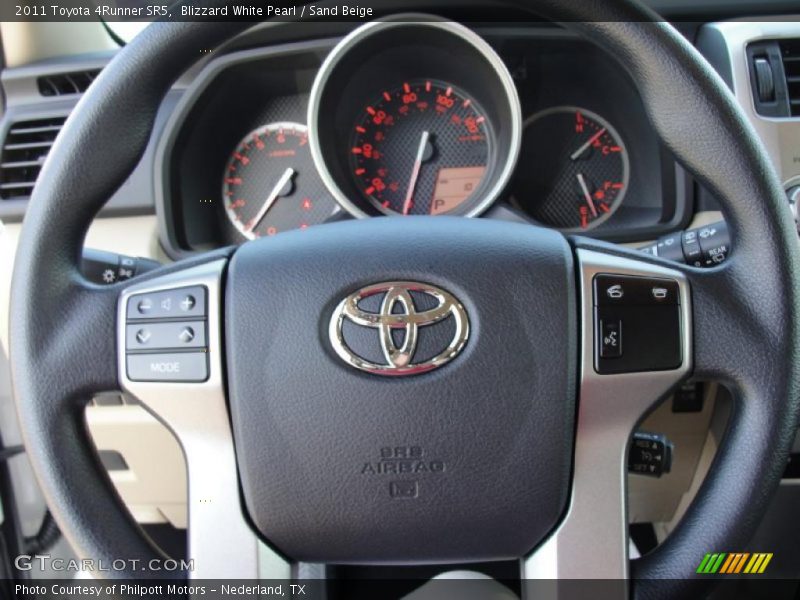 Blizzard White Pearl / Sand Beige 2011 Toyota 4Runner SR5