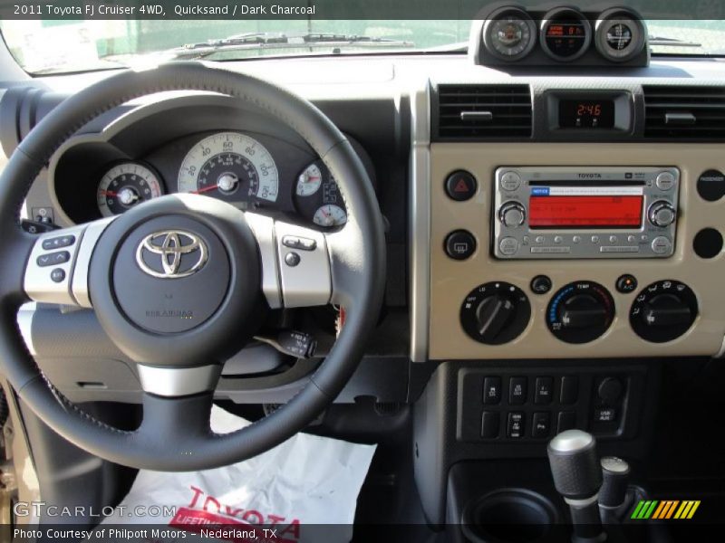 Quicksand / Dark Charcoal 2011 Toyota FJ Cruiser 4WD